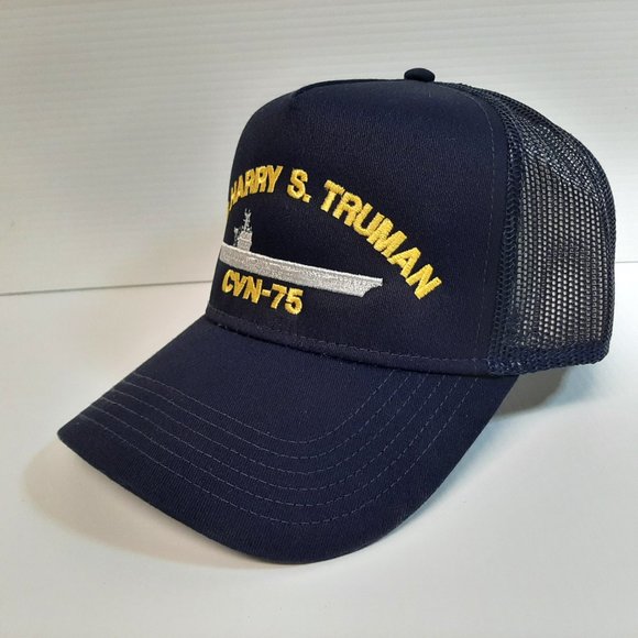 US Navy USS Harry S. Truman CVN-75 Hat Embroidered - Picture 2 of 4